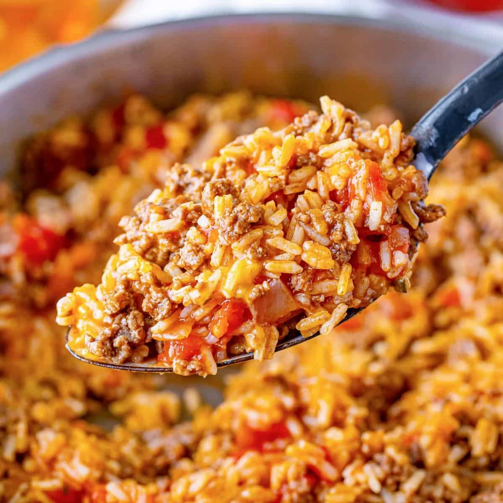 Cooker Cheesy Chicken Taco Rice Recipe