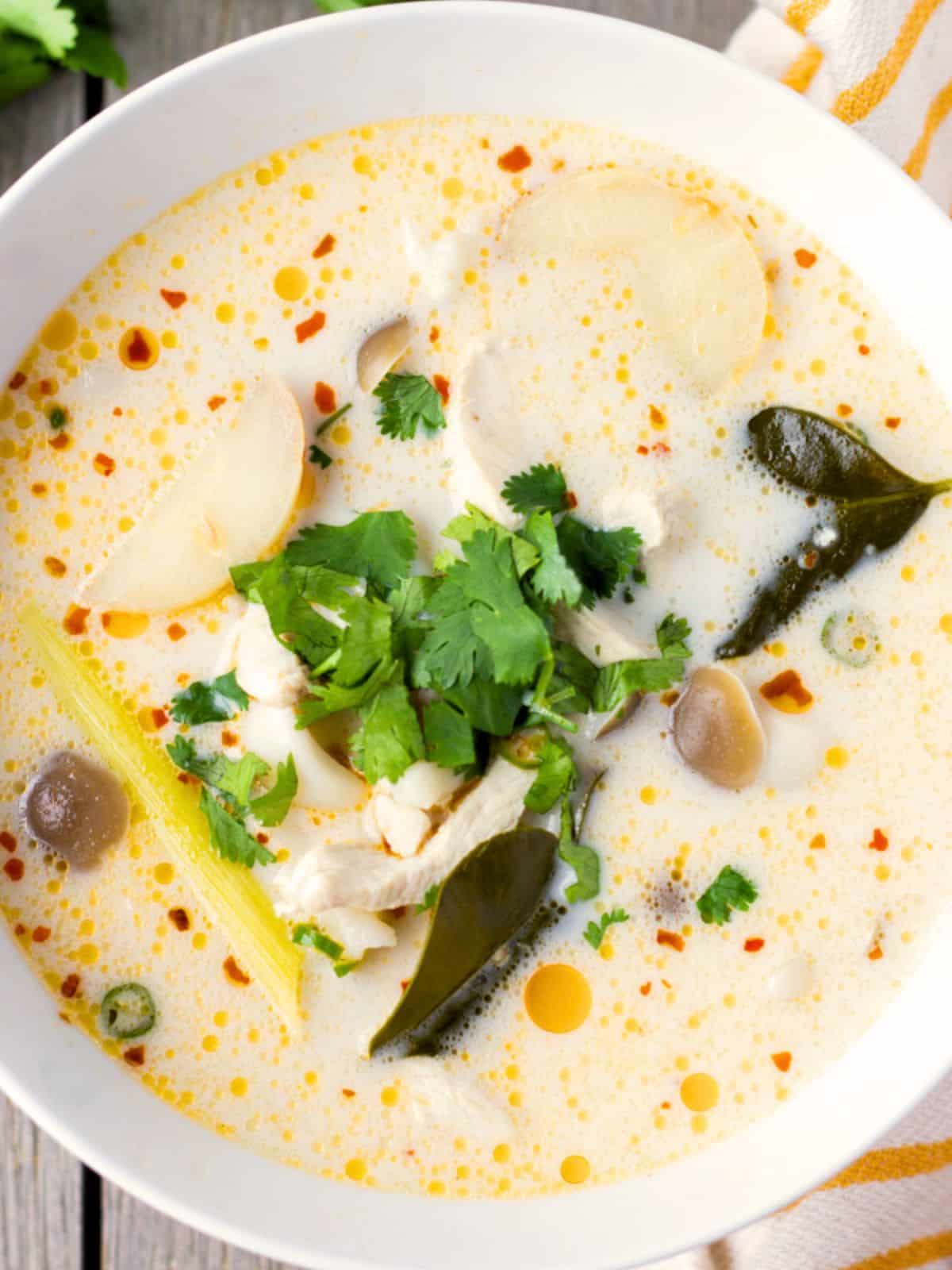 Thai Coconut Chicken Soup