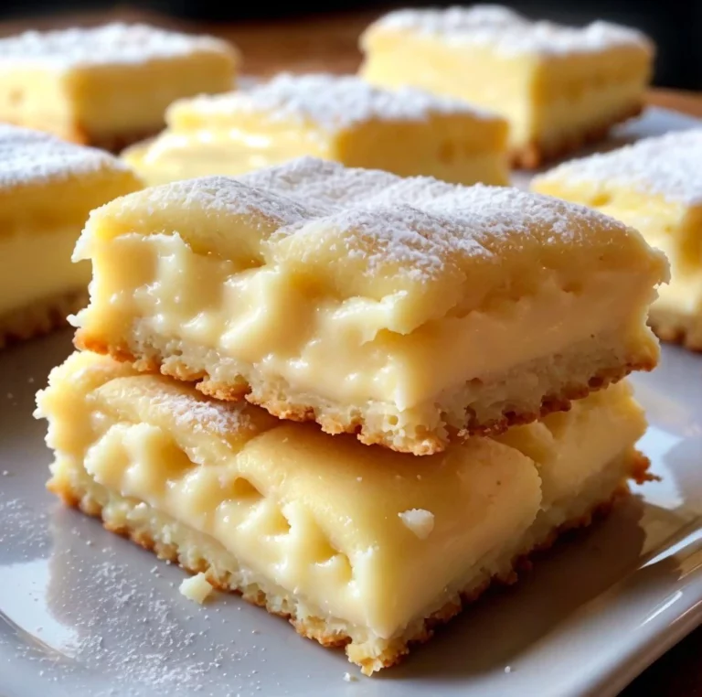 Vanilla Custard Cream Squares