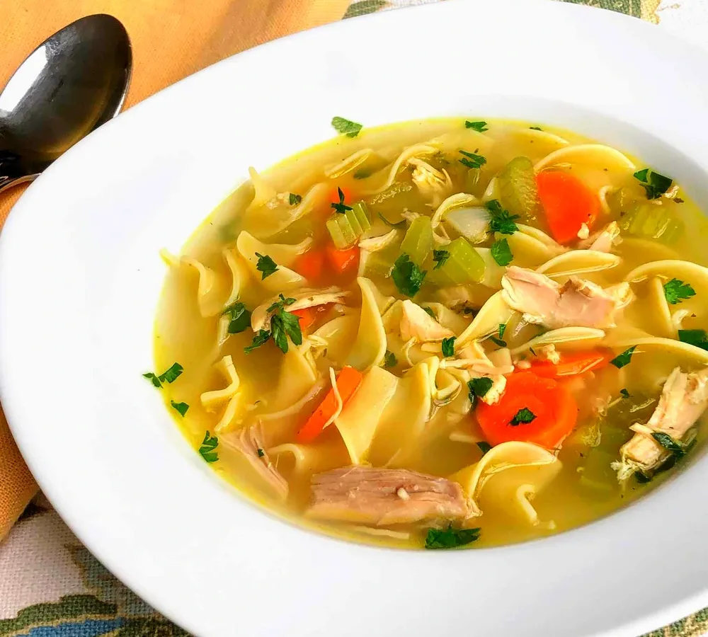 Easy Chicken Noodle Soup Rotisserie Egg Noodles