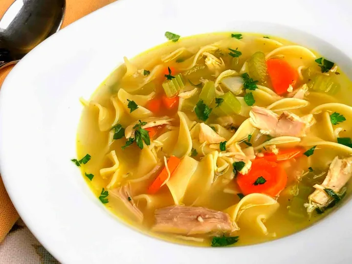 Easy Chicken Noodle Soup Rotisserie Egg Noodles