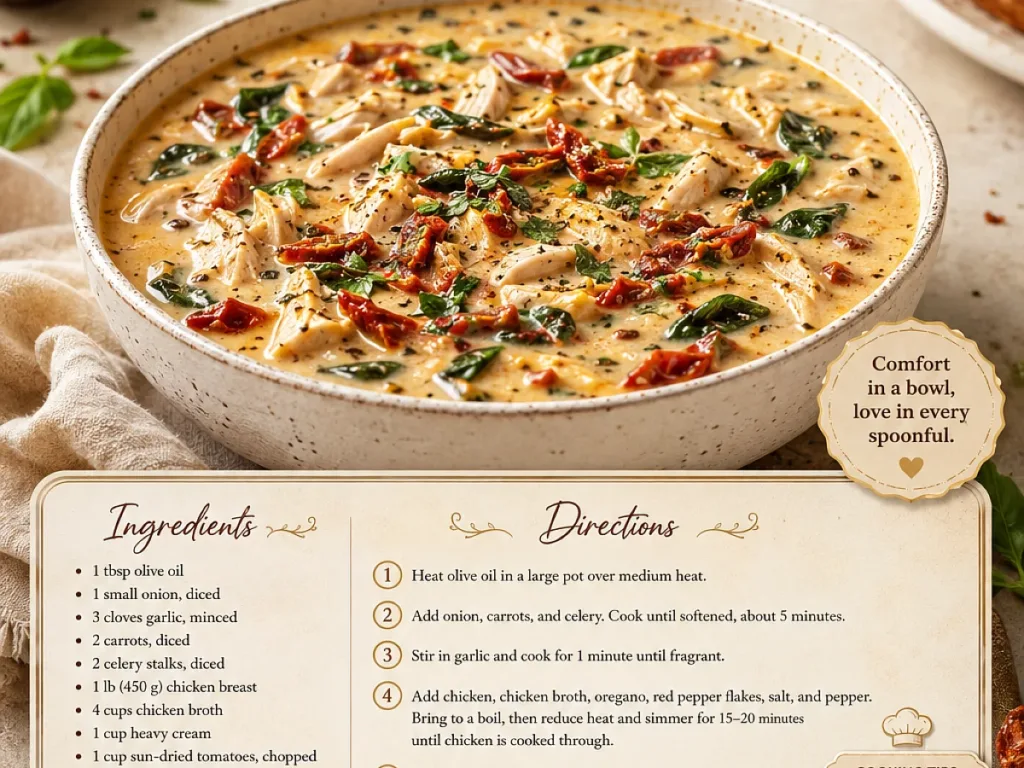 Creamy Soup Recipes, freshly made and ready to serve