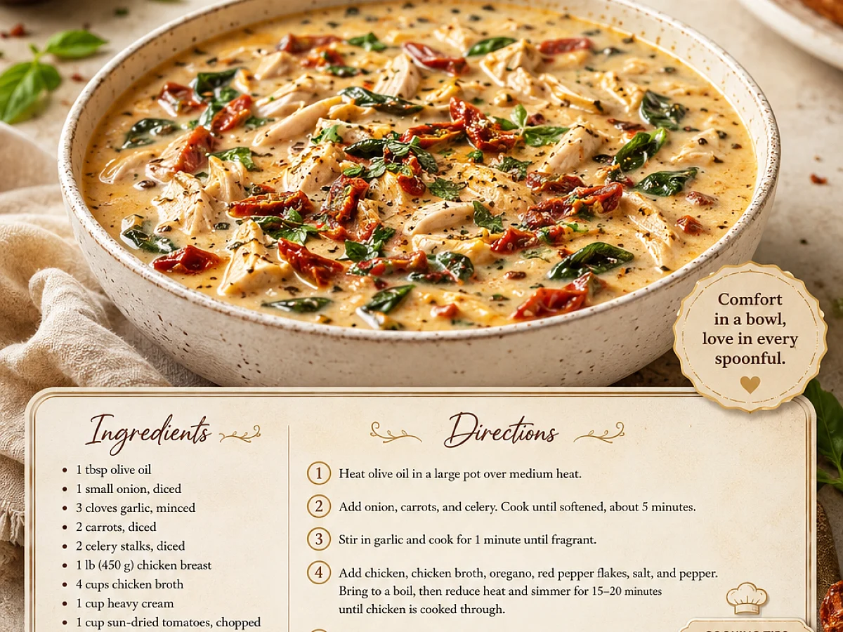 Creamy Soup Recipes, freshly made and ready to serve