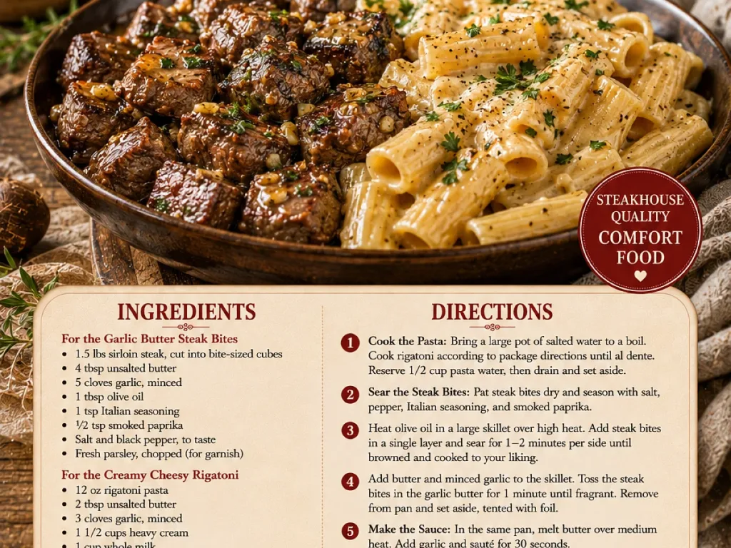 Steak Recipes, freshly made and ready to serve