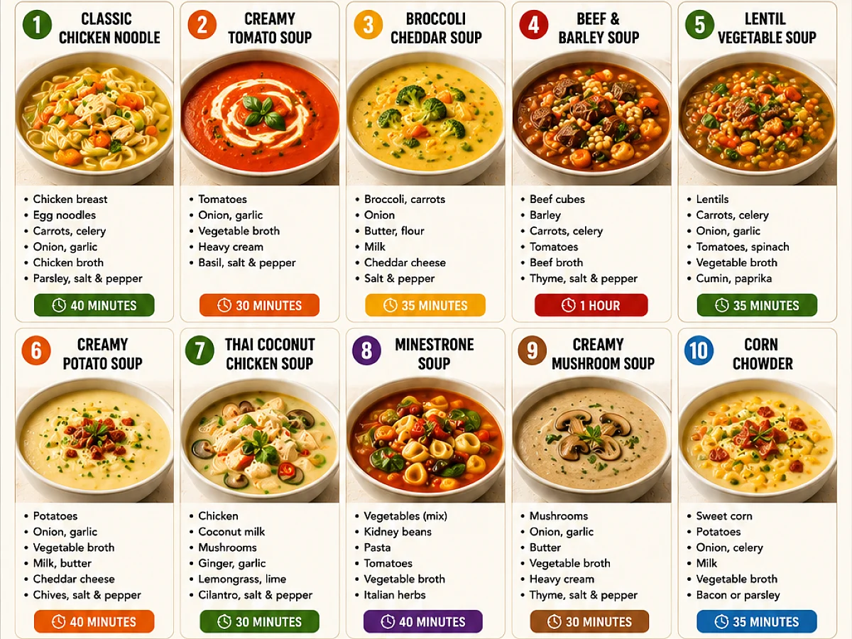 Winter Soup Recipes