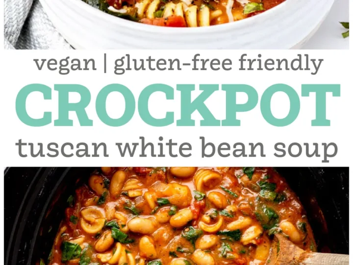 Creamy Tuscan White Bean Soup – 30-Minute Crockpot Meal