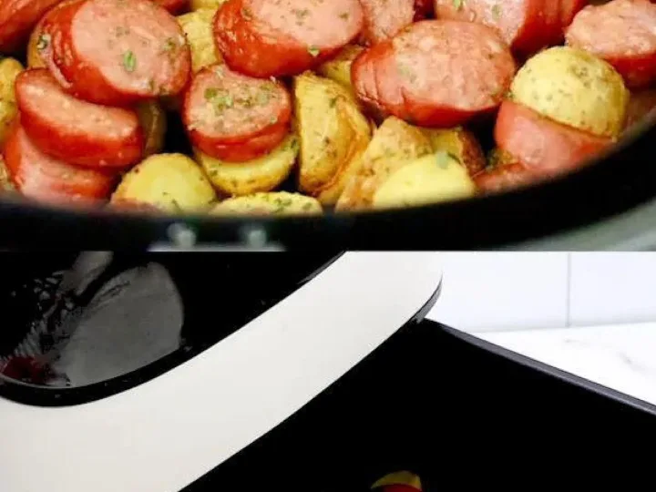 Easy Air Fryer Potato and Sausage Dinner