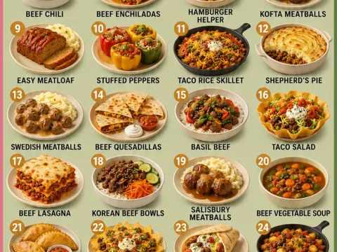 Easy Ground Beef Recipes – Hearty Weeknight Dinners