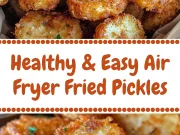 Healthy Air Fryer Fried Pickles – Crispy 10-Minute Snack
