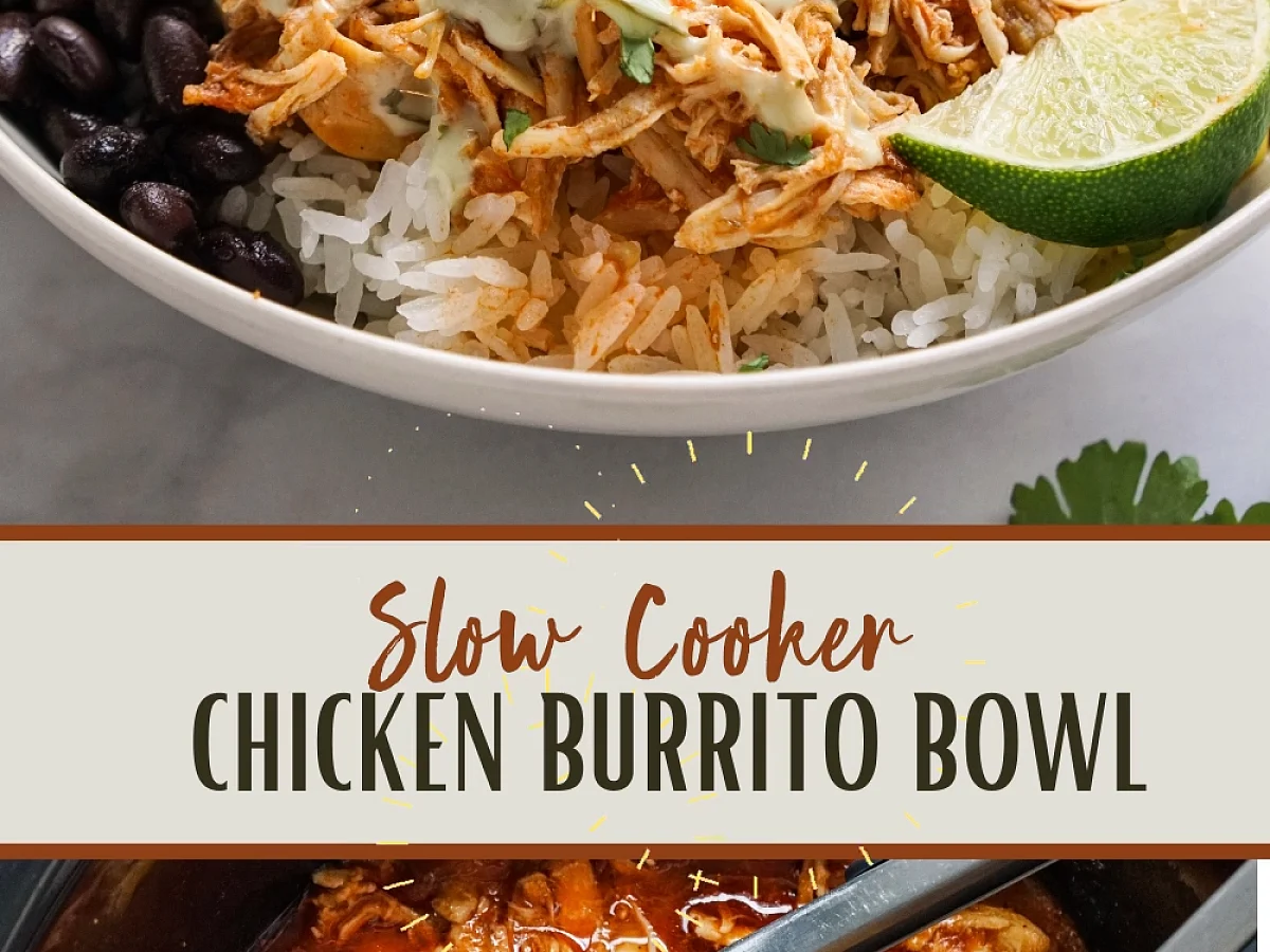 Chicken Burrito Bowl, freshly made and ready to serve