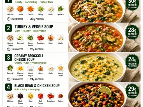 Healthy Soup Recipes – High Protein, Light & Quick