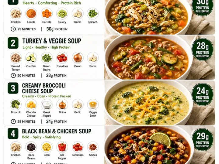 Healthy Soup Recipes – High Protein, Light & Quick
