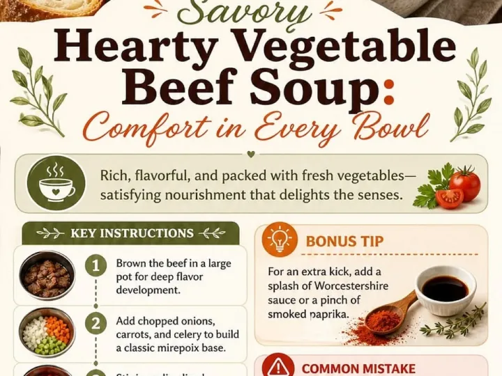 Hearty Beef and Vegetable Soup – Easy Weeknight Dinner