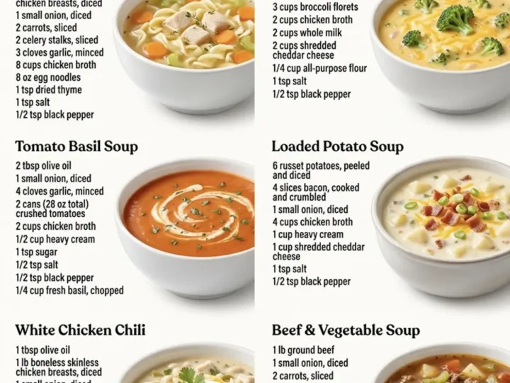 Homemade Soup Recipes – 30-Minute Hearty Comfort