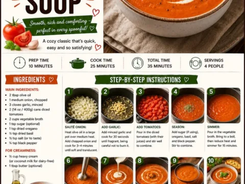 Simple Tomato Soup Recipes – 35-Minute Comfort Food