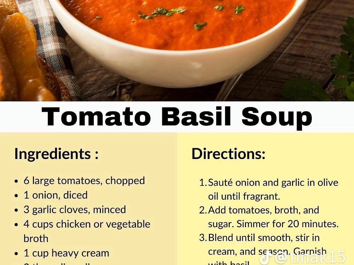 Tomato Soup Recipes, freshly made and ready to serve