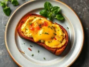 Crispy Air Fryer Cheesy Egg Toast – 15-Minute Breakfast