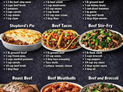 Easy Beef Stew with Stroganoff Chili Twists