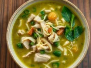 Easy Shredded Chicken Verde Bone Broth Soup – 30-Minute Meal