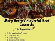 Mary Berry’s Beef Casserole – Rich 5-Ingredient Stew