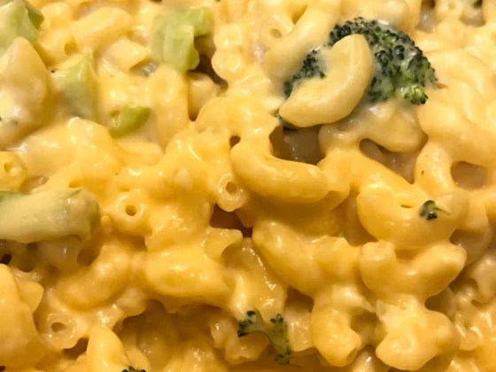 Easy One-Pot Mac ‘n’ Cheese, freshly made and ready to serve
