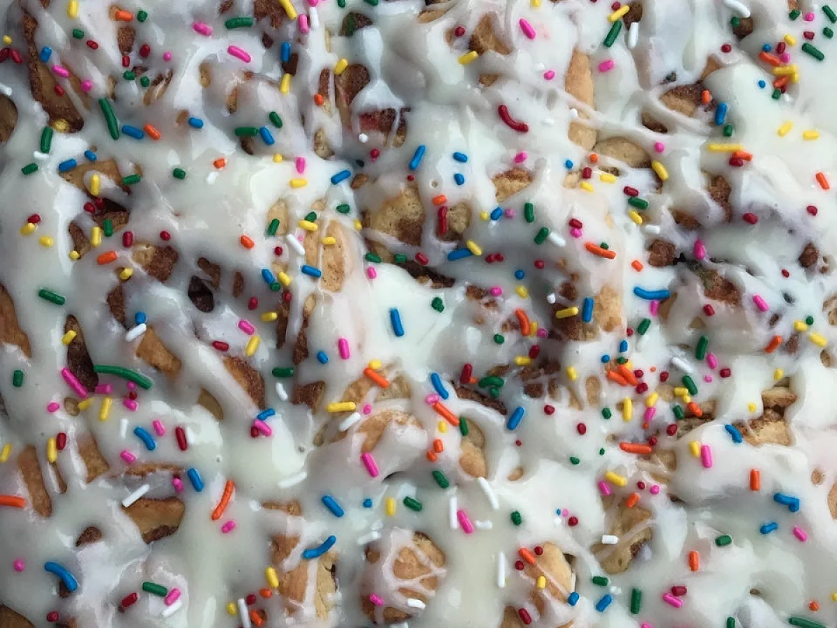 Homemade Cinnamon Rolls, freshly made and ready to serve